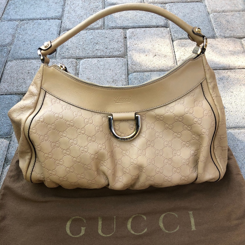 Gucci Tan Hobo Purse